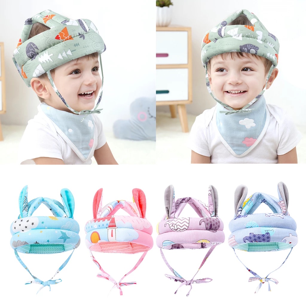 Baby Safety Helmet Against Falling Head Hat Protective Headgear Learning To Walk Baby Crash Cap