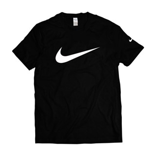 Black nike shirt store with white check