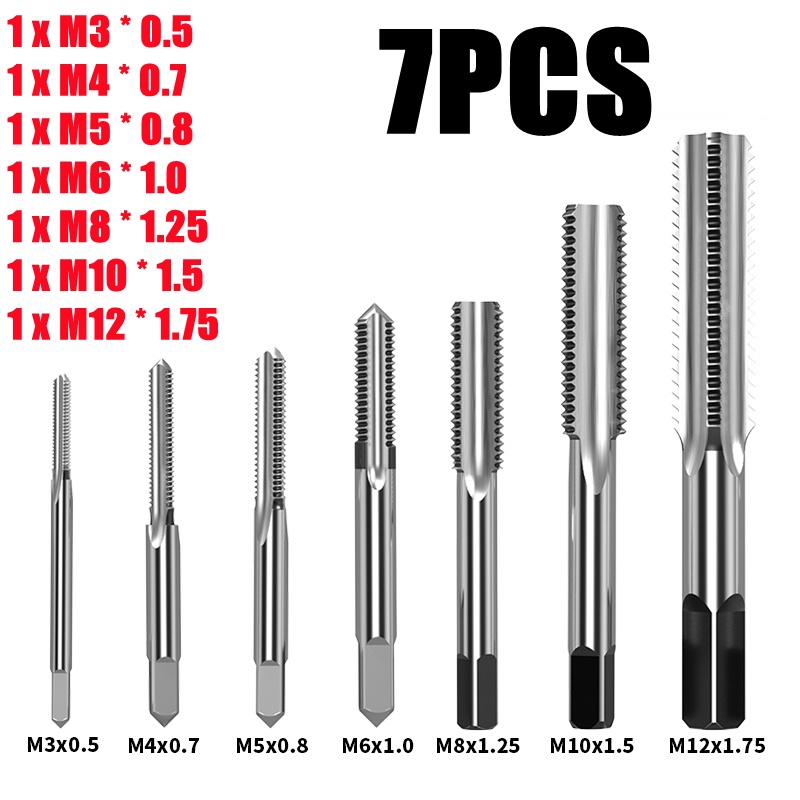 12pcs Tap and Die Set Internal and External Threads Essential Threading