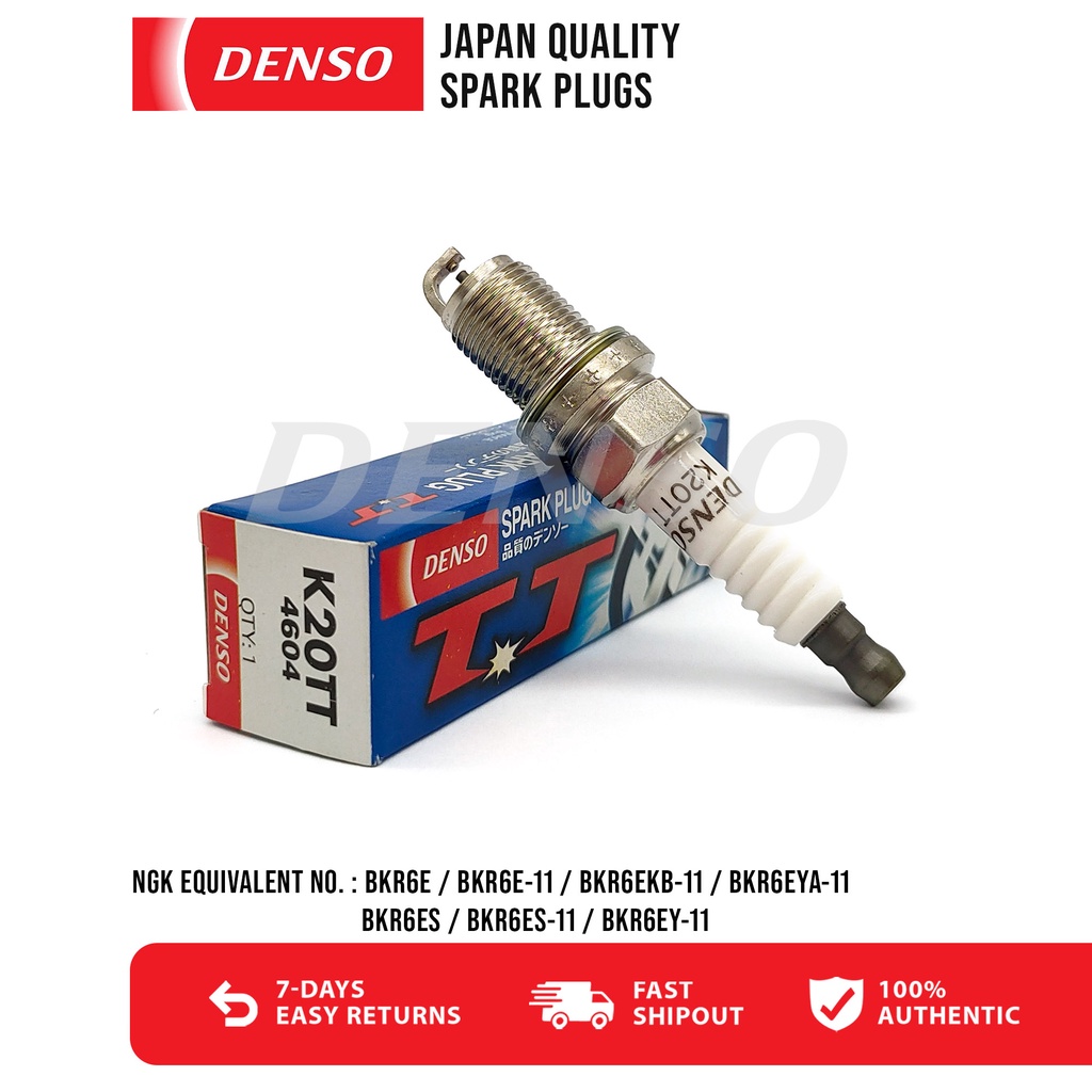 Denso K20TT Standard Spark plug Honda City 1.3 1.5 / Civic 1.3 1.6 ...