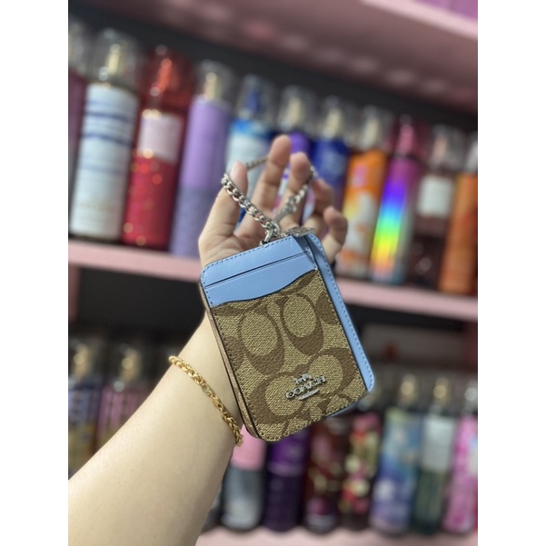 Coach Zip Card Case with chain Shopee Philippines