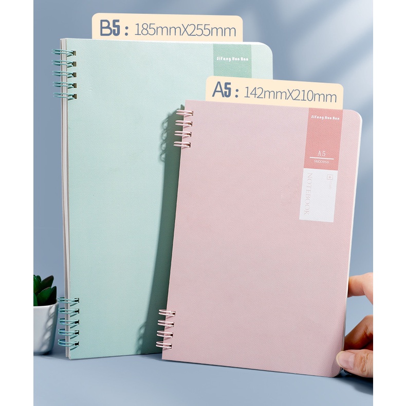 60Sheets A5&B5 Morandi Spring Notebook School Office Stationery ...