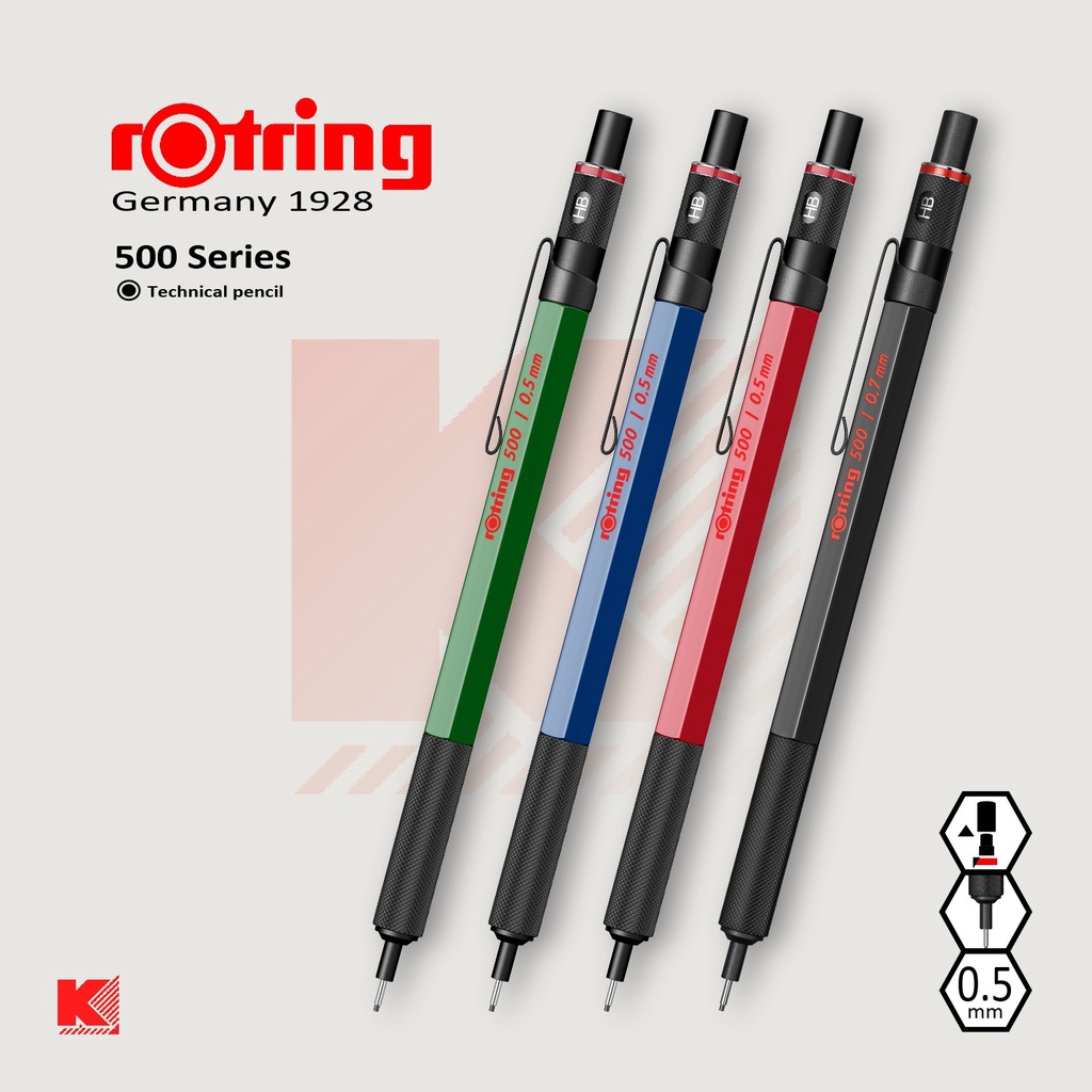 Mechanical Pencil rOtring 500 Series 0.5 | Shopee Philippines