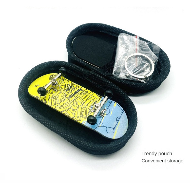 Wooden Fingerboard 32mm Mini Finger Skateboard Wide Board Bridge