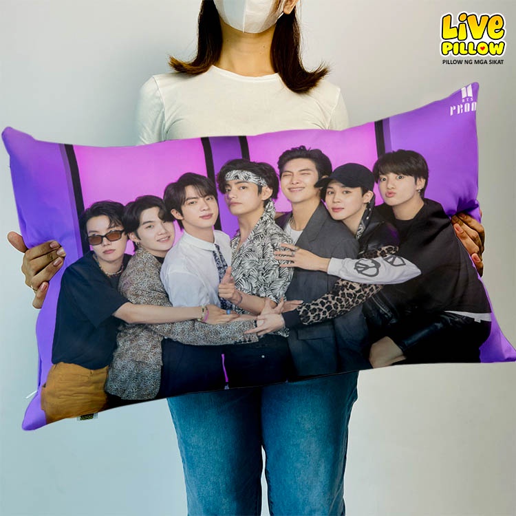 LIVEPILLOW BTS Proof merch pillow BIG size 18x28 with FREEBIES | Shopee ...