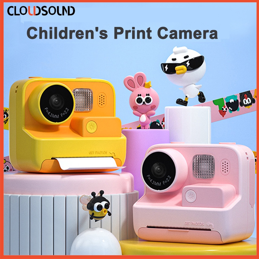 Children's Instant Camera Printing 1080P Digital Video and Printing ...