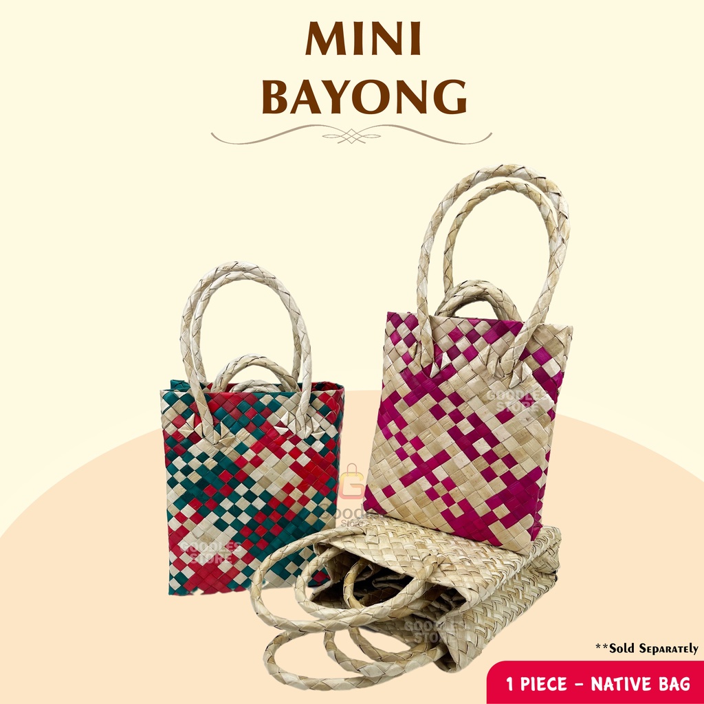Mini Bayong Native Bag Christmas Gift Wrap EcoFriendly Bag Eco