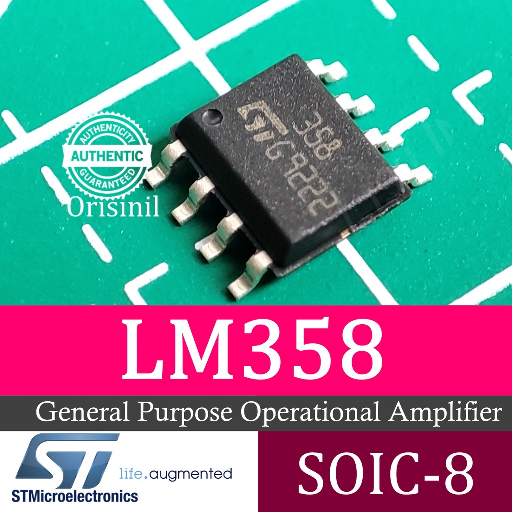 Operational Amplifier LM358DT LM358 358 SO-8 STMicroelectronics ...
