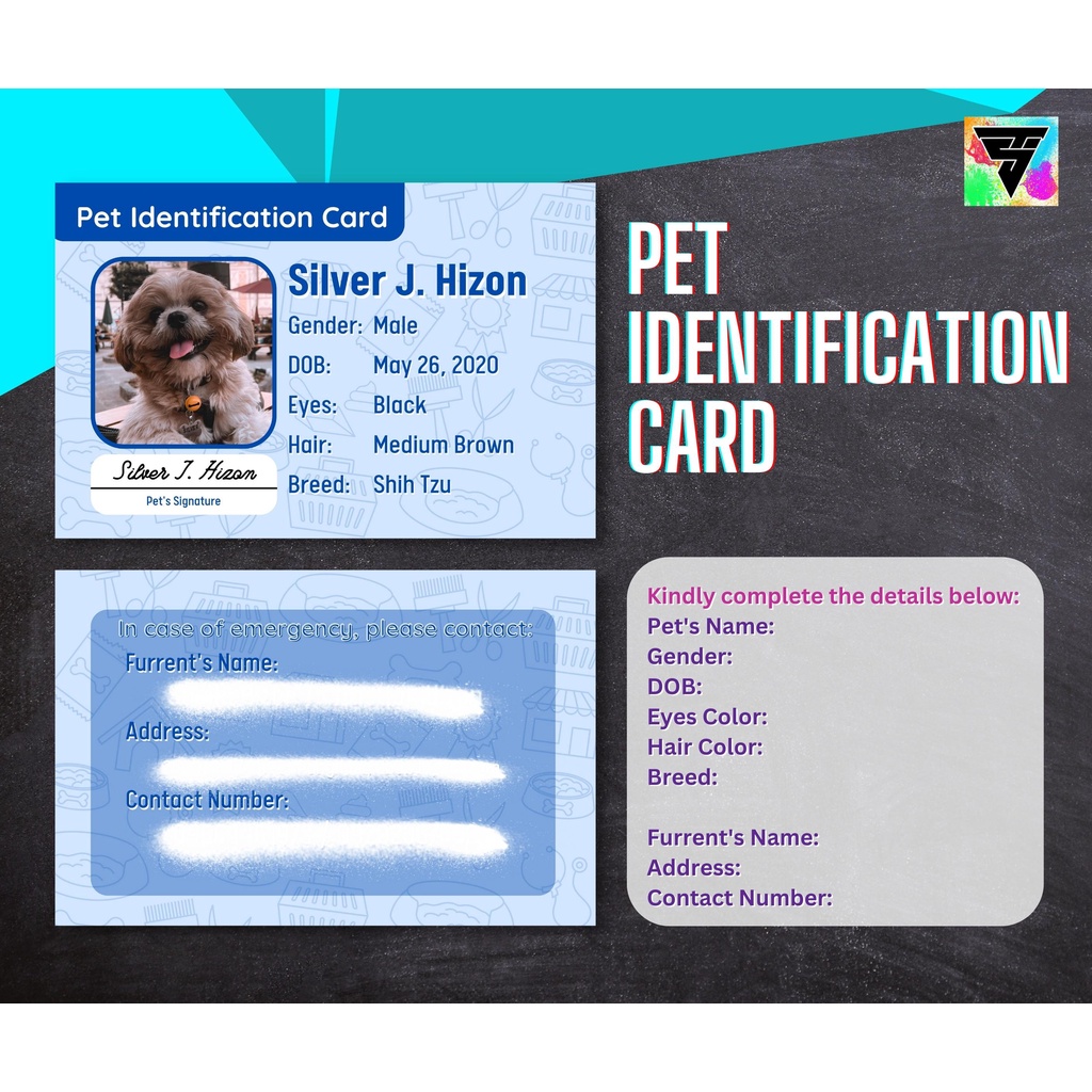 Pet Identification Card Shopee Philippines