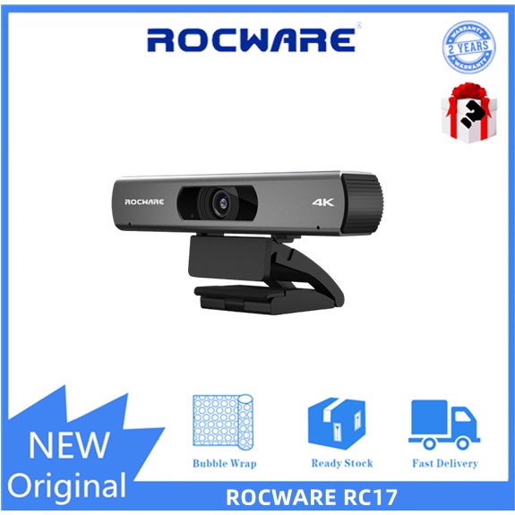ROCWARE RC17 Desktop 4K Ultra HD USB Camera | Shopee Philippines