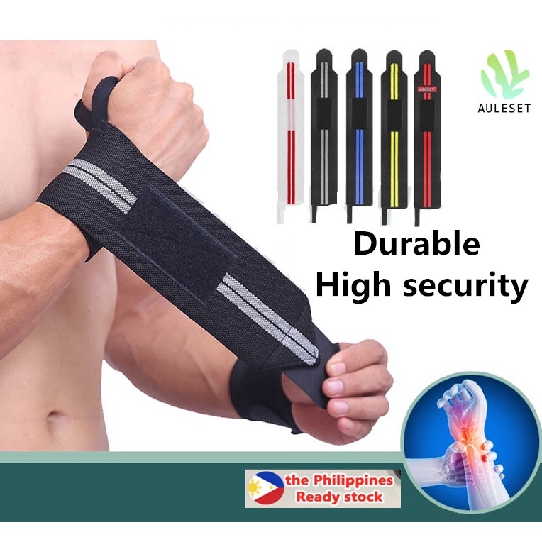 Wrist Wraps Weight lifting Gym Straps Support Strength Hand Bandage  Training