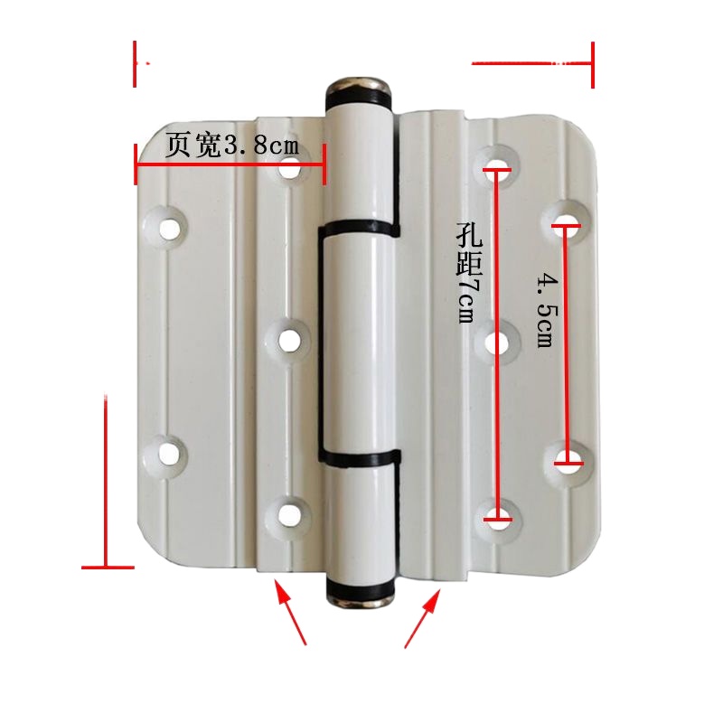 ๑ Folding door accessories Sliding door Folding door Side hinge Glass