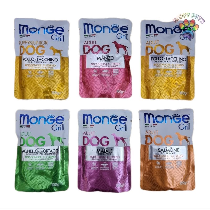 Monge grill clearance dog food