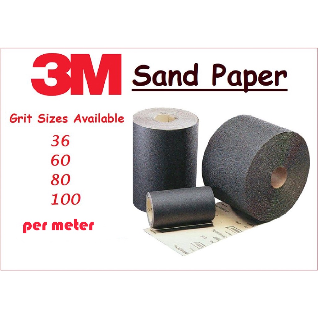 3M Floor Sanding / Sand Paper Roll Shopee Philippines