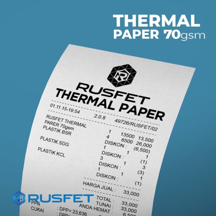 Thermal Printer Paper CORELESS Receipt Barcode EDC POS 57x40mm Box ...