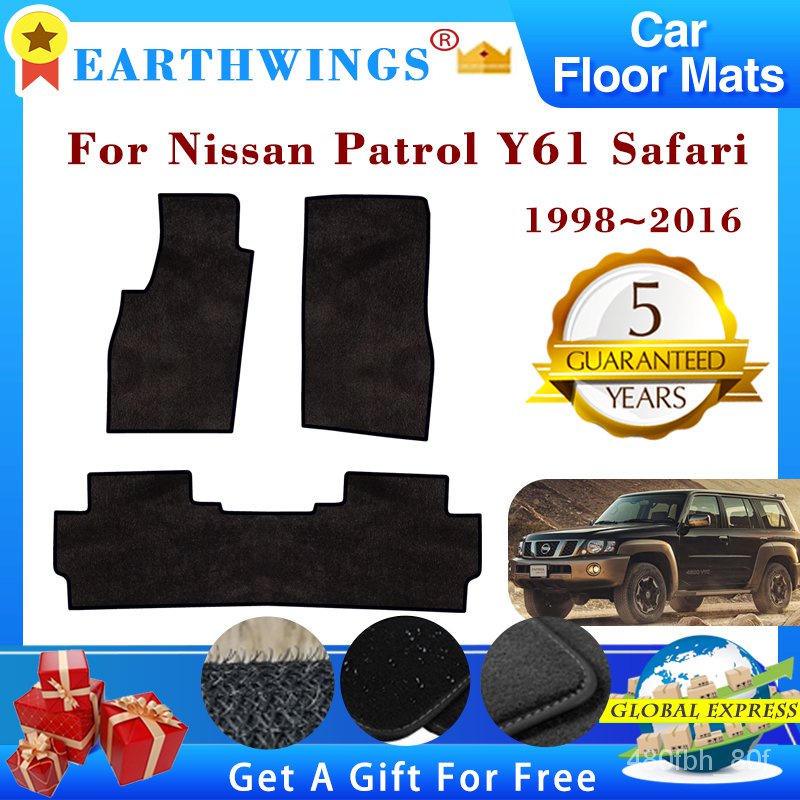 For Nissan Patrol Y61 Safari 1998~2016 2010 2011 2013 Car Floor Mats ...