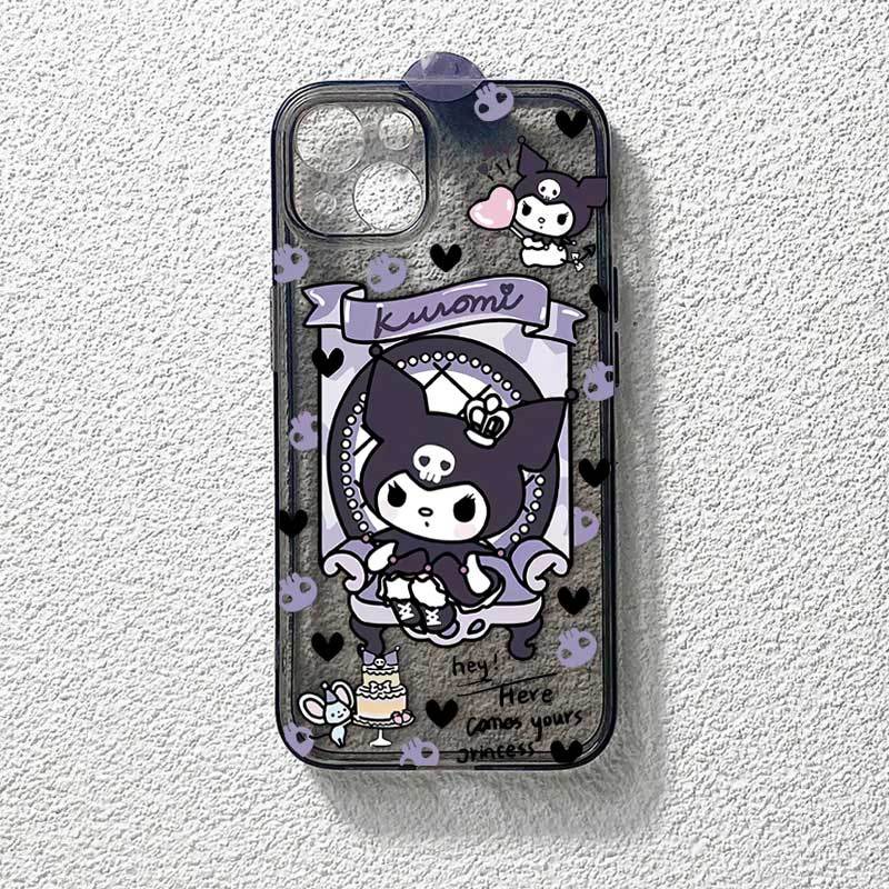 FW-Phone Case New Kuromi Apple 13 Phone Compatible iPhone14pro Cute All ...