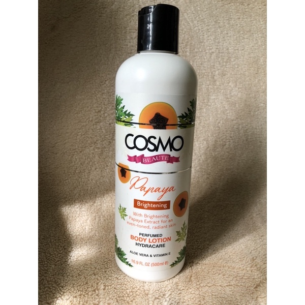 Cosmo Papaya Lotion 500ml Shopee Philippines