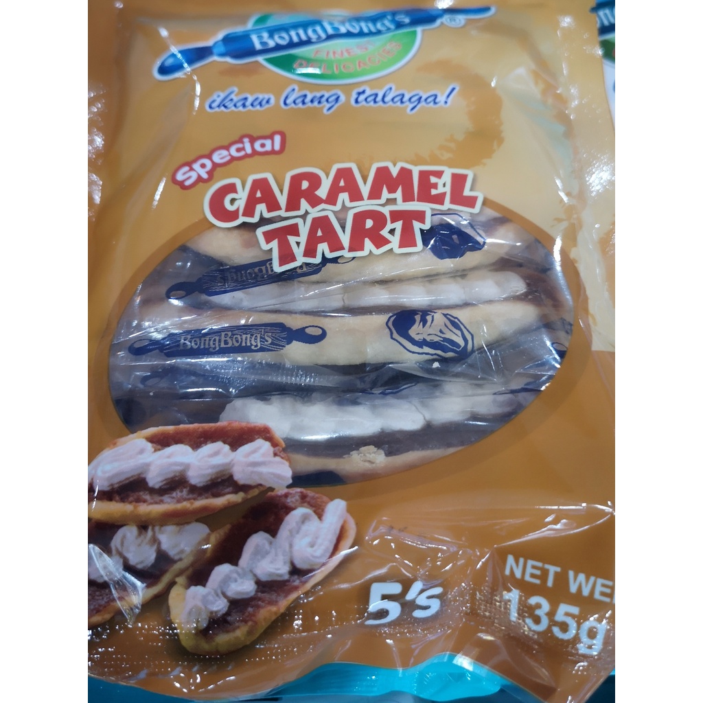 Bongbong's Pasalubong Caramel Tarts 135 grams Bacolod's Best