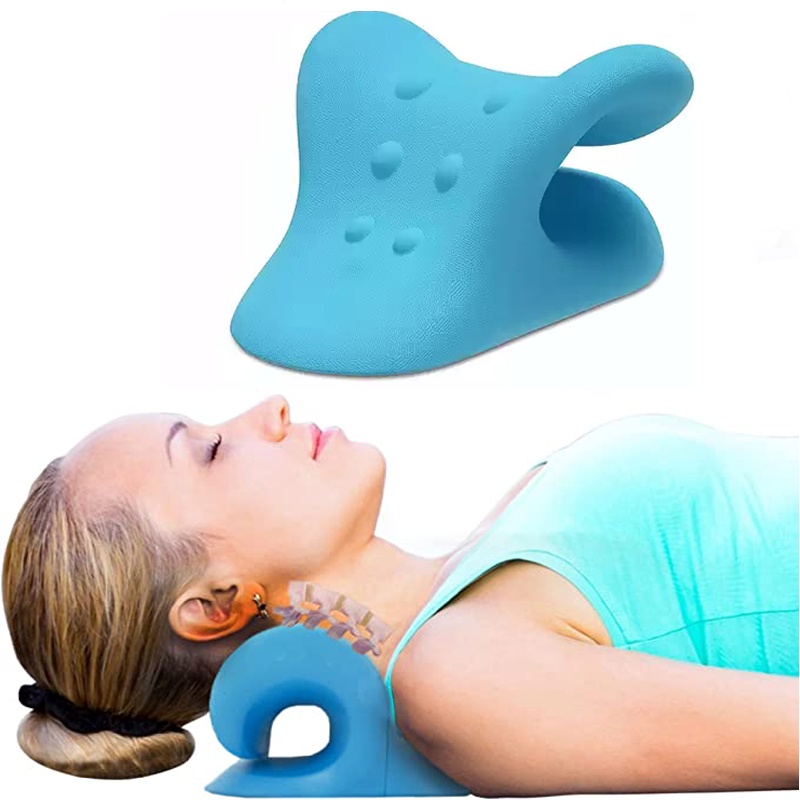 Neck and Shoulder Relaxer Cervical Traction Device for TMJ Pain Relief