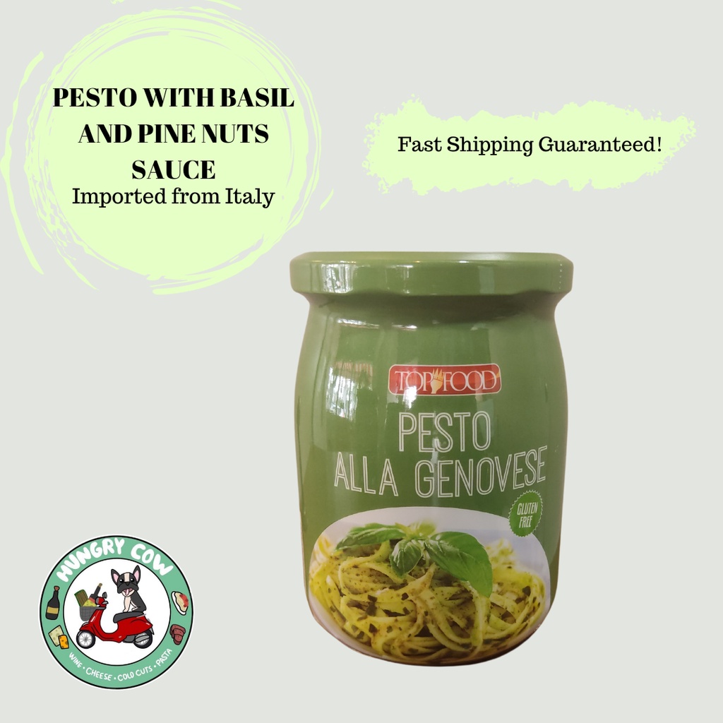 Genovese alla pesto Pesto with Basil and Pine Nuts Sauce Sauce