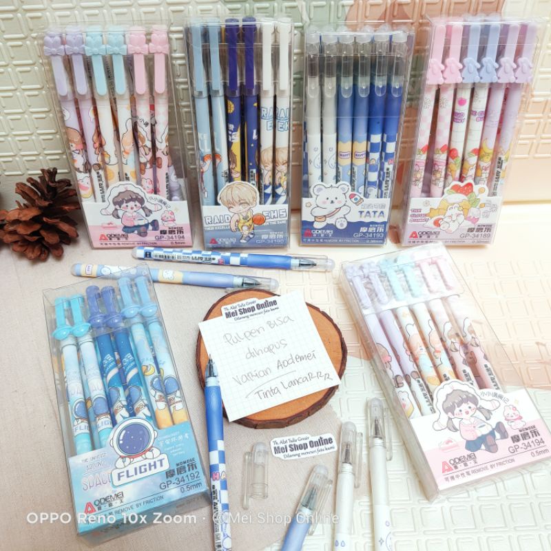 Wholesale ORIGINAL ODEMEI HAPUS PENS CONTENTS 12 PCS | Shopee Philippines