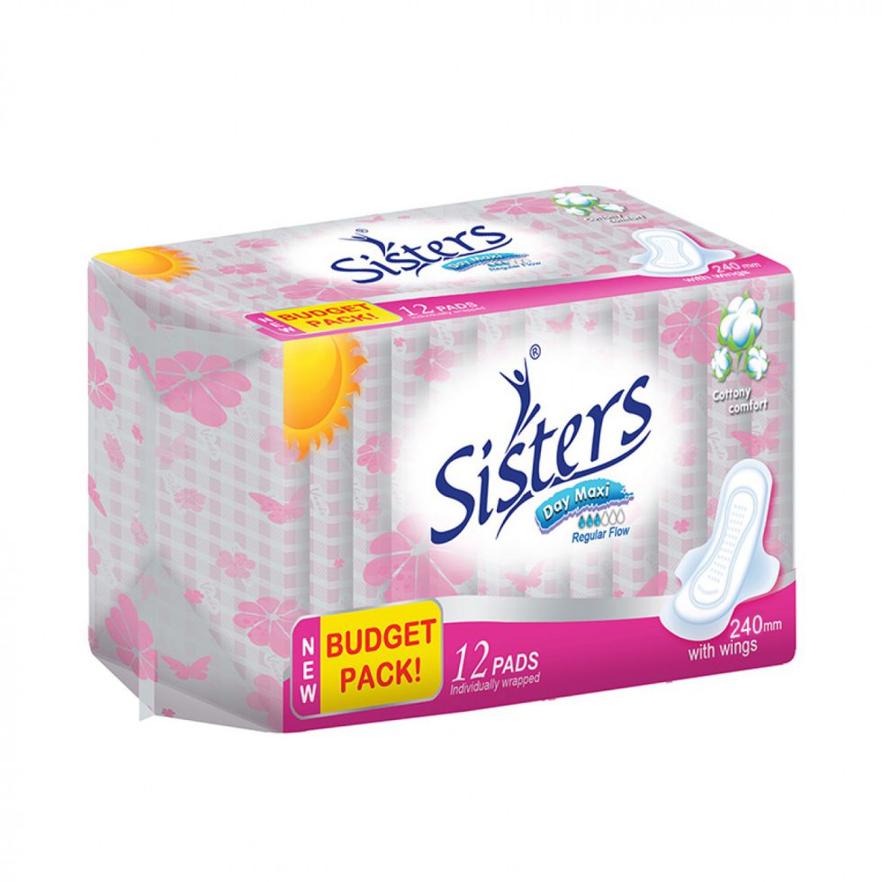 Sisters Sanitary Napkin Budget Pack Silk Floss Day Singles 12s Shopee