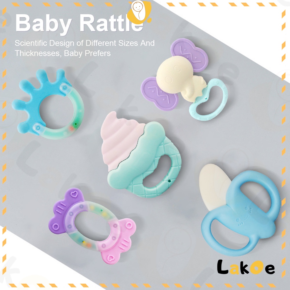 Lakoe Baby rattle with many disigns rattle teether toy for baby ...