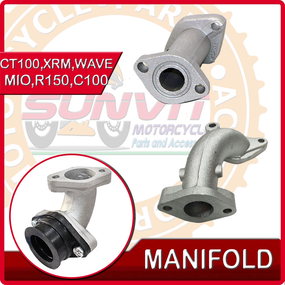 MOTORCYCLE FMP INTAKE MANIFOLD RS100 XRM WAVE R150 MIO C100 RS100 CT100 Shopee Philippines