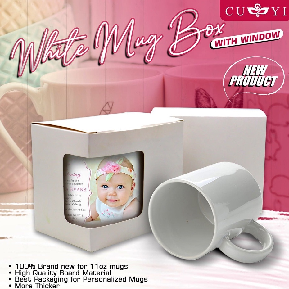 Mug Box with WINDOW sold per PIECE Shopee Philippines