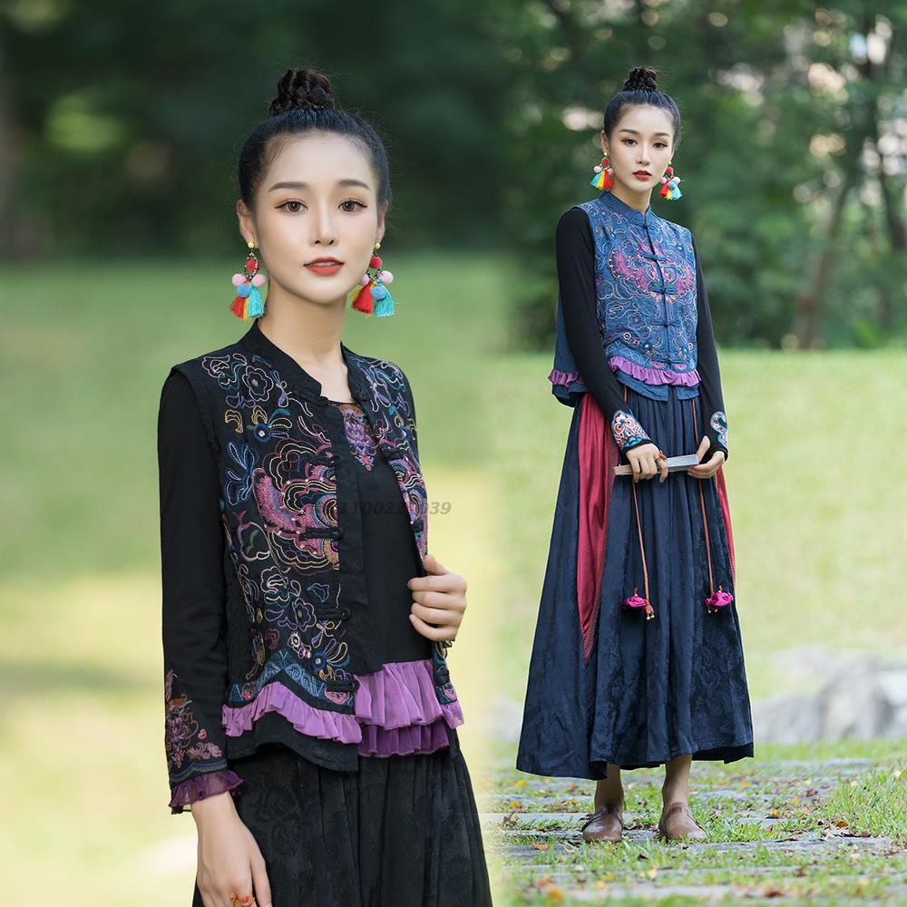 `2022 traditional chinese vest women oriental hanfu vest national ...