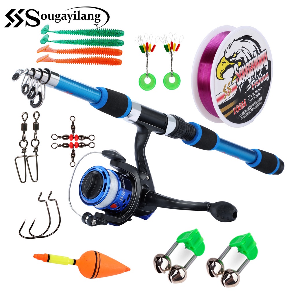 Fishing rod set original fishing rod and reel set fishing rods full set ...