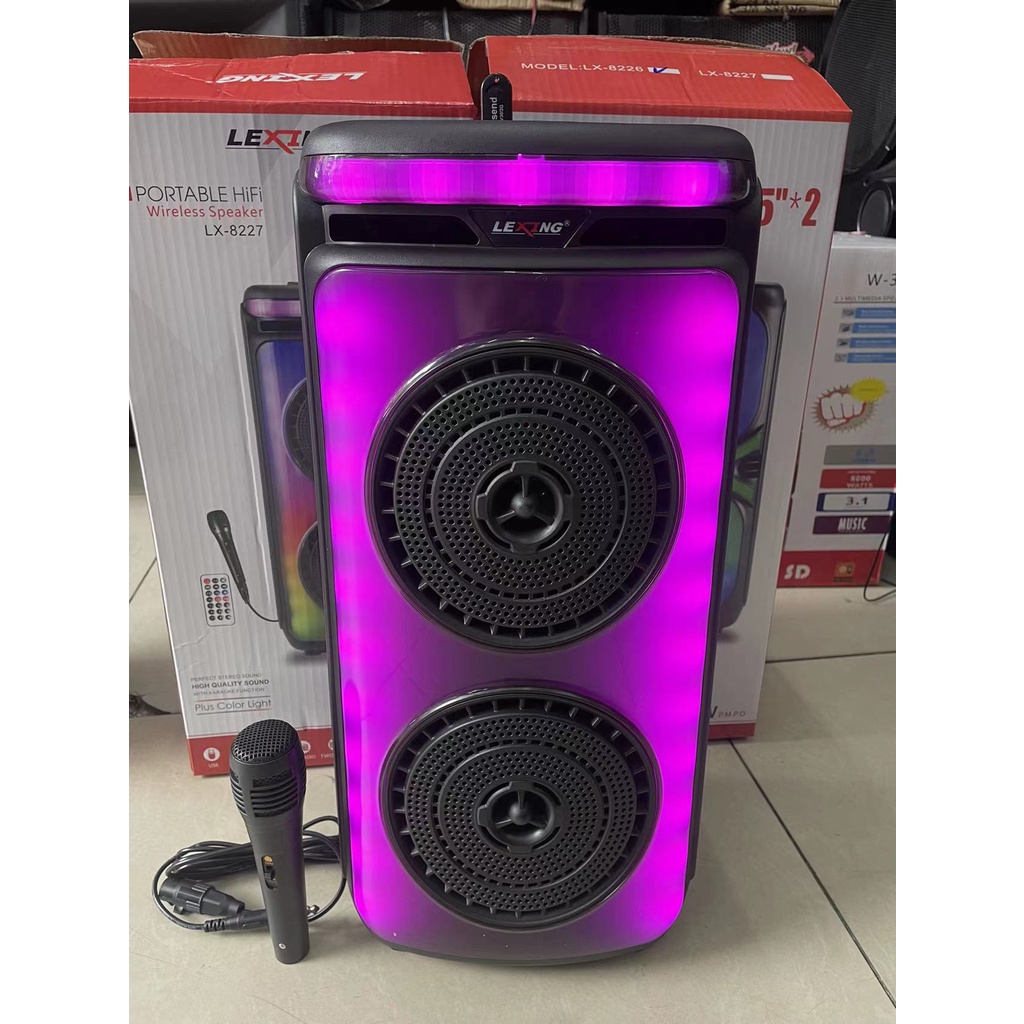 PORTABLE BLUETOOTH SPEAKER (LEXING - 8227) | Shopee Philippines