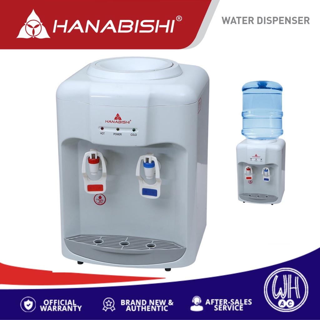 Hanabishi Water Dispenser HTTWD200 Table Top Hot & Cold Shopee Philippines