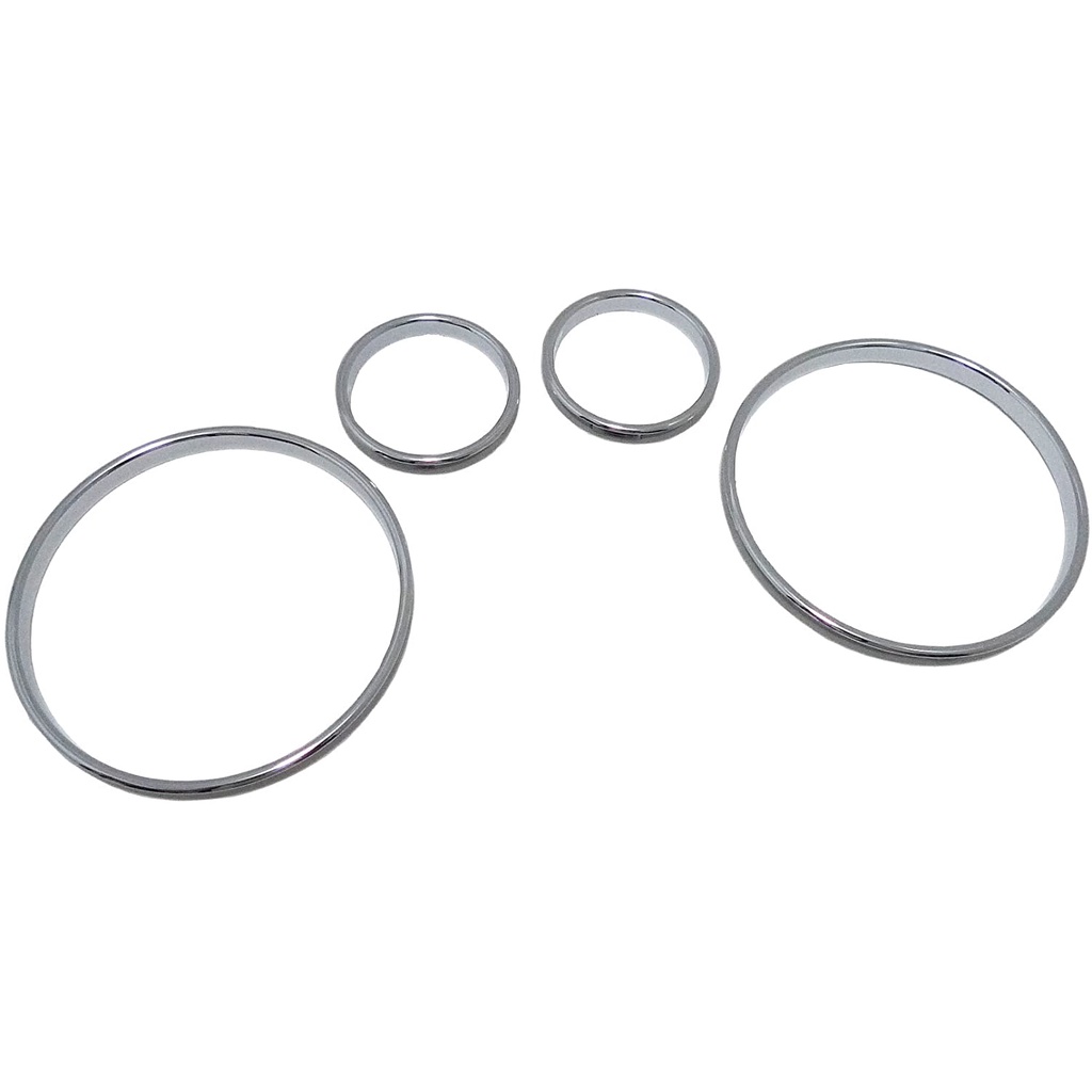 BMW 5 Series Chrome M5 Style Gauge Cluster Bezel Rings (Pre-LCI - View #5