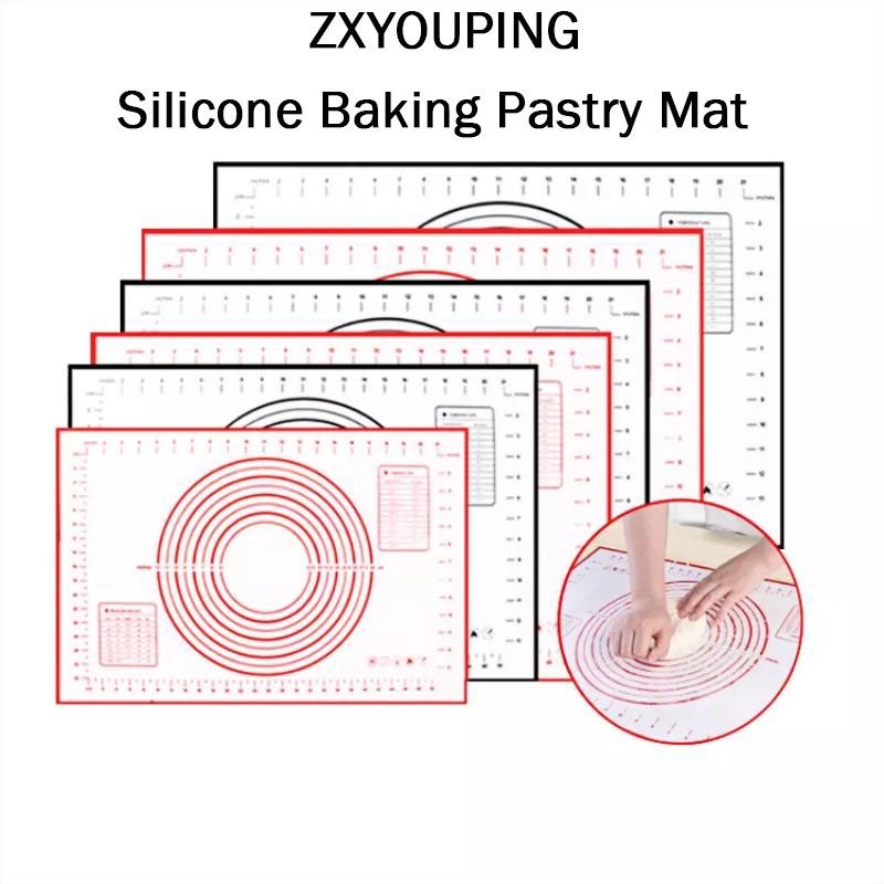 ZXYOUPING Non Stick Silicone Baking Mat Kneading Dough Mat Baking Pad