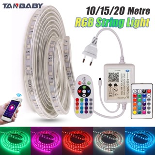 3528 5M LED strip light RGB 24keys Remote Control 12V Power Adapter Tape  Christmas Decor Lights Lamp