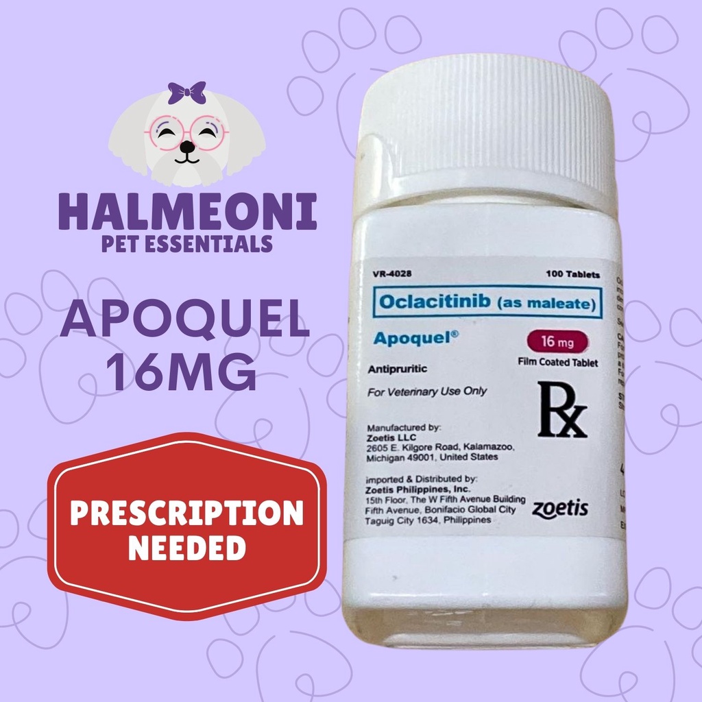 APOQUEL 16mg (Oclacitinib as maleate) Antipruritic 16mg PRESCRIPTION NEEDED Shopee Philippines