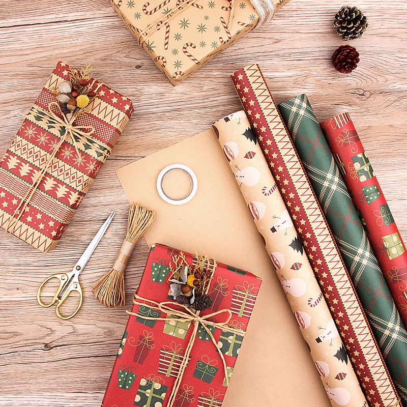 Christmas Gift Wrapper Coffee Cup Gift Birthday Wrapper Random Design ...