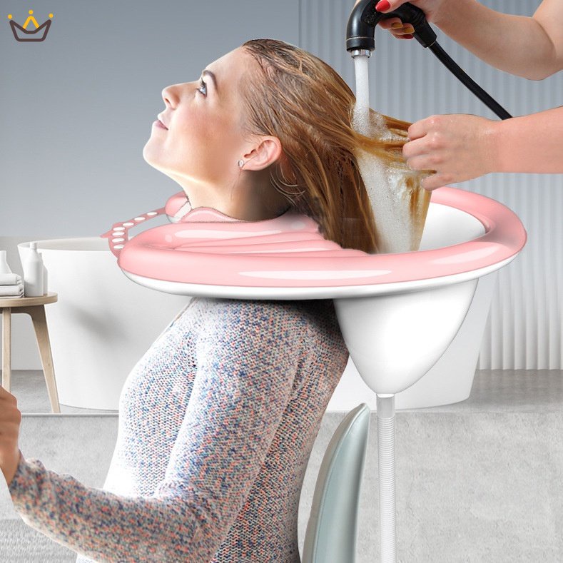[CRT] COD Inflatable Shampoo Bowl, Portable Hair Wash Tray for Bed and