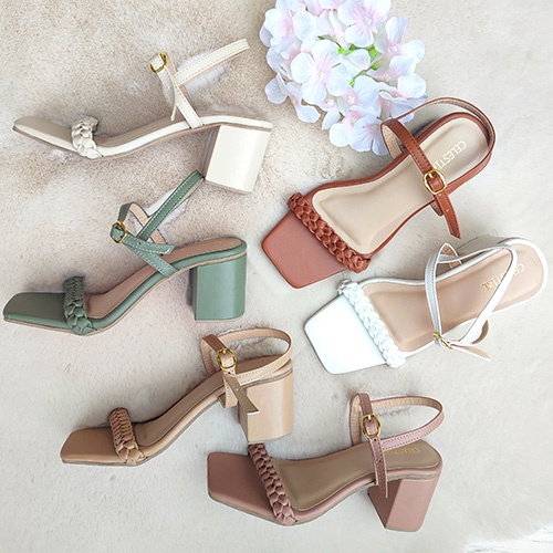 Celestialshoe.ph Carol 2.5inches Block Heels Sandals Shopee Philippines