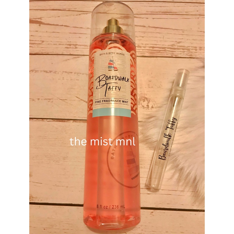 Boardwalk Taffy Bath and Body Works Mist in 10mL Shopee Philippines