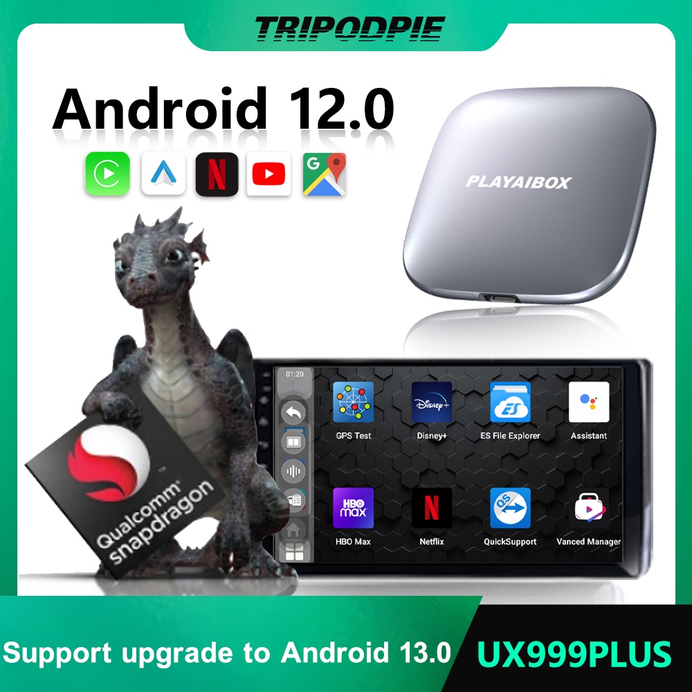 CarPlay Ai Tv Box Android 12 System Wireless Android Auto Netflix IPTV