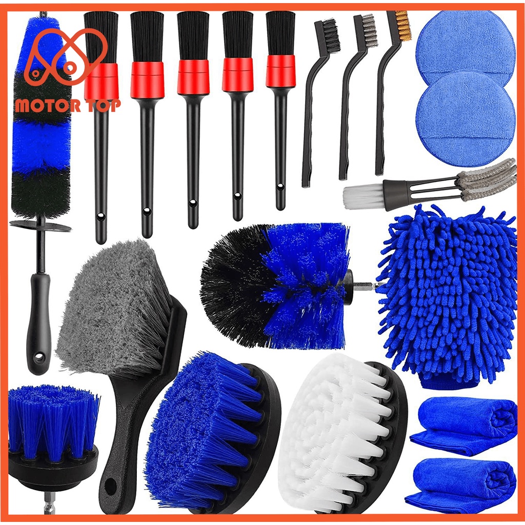 Detailing Brush Drill Brushes For Car Tire Rim Cleaning Detail Brush