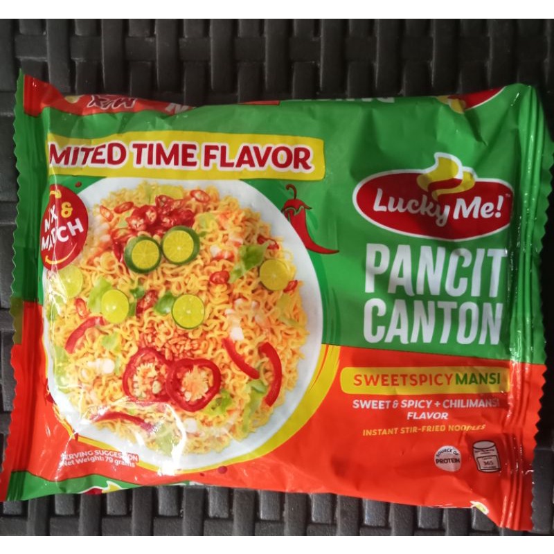 LM Pancit Canton Mix n Match SweetSpicyMansi | Shopee Philippines