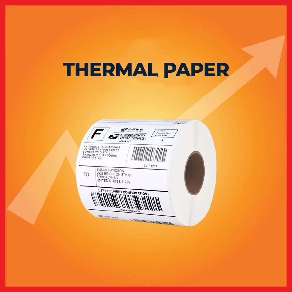 Waybill Sticker Thermal A6 Size 100mm x 100mm 500pcs - Officom Label ...