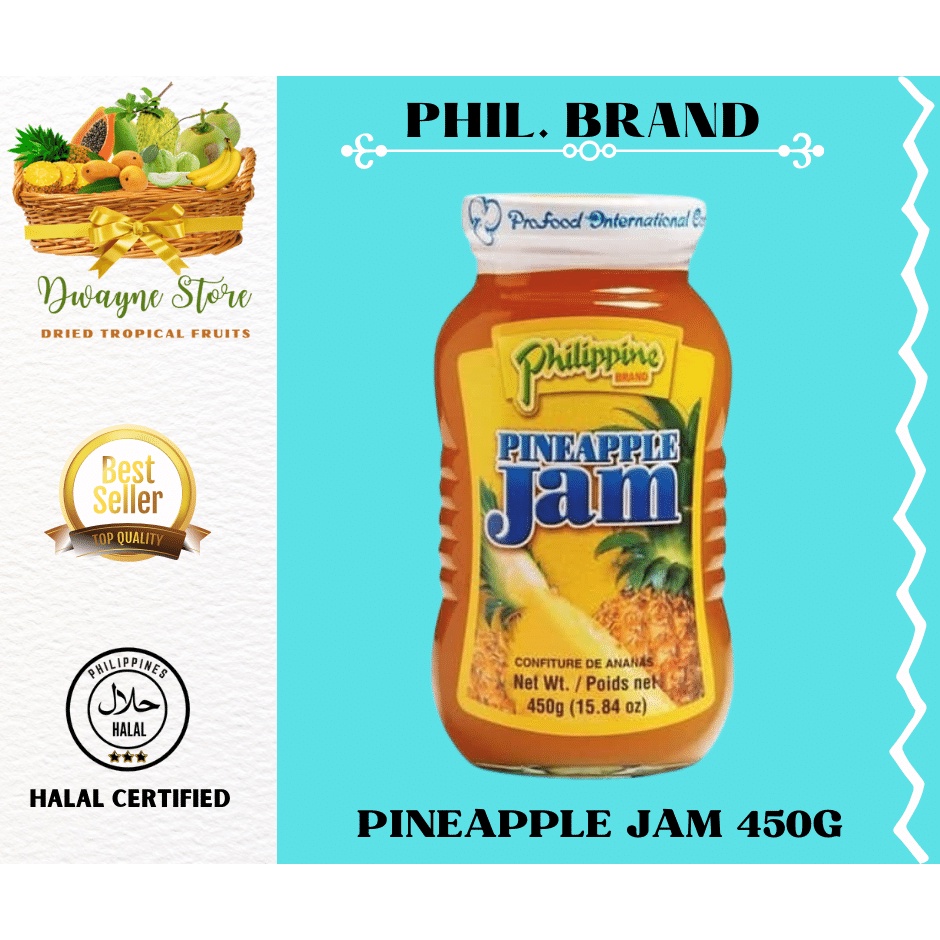 PINEAPPLE JAM 450g, PHILIPPINE BRAND Shopee Philippines