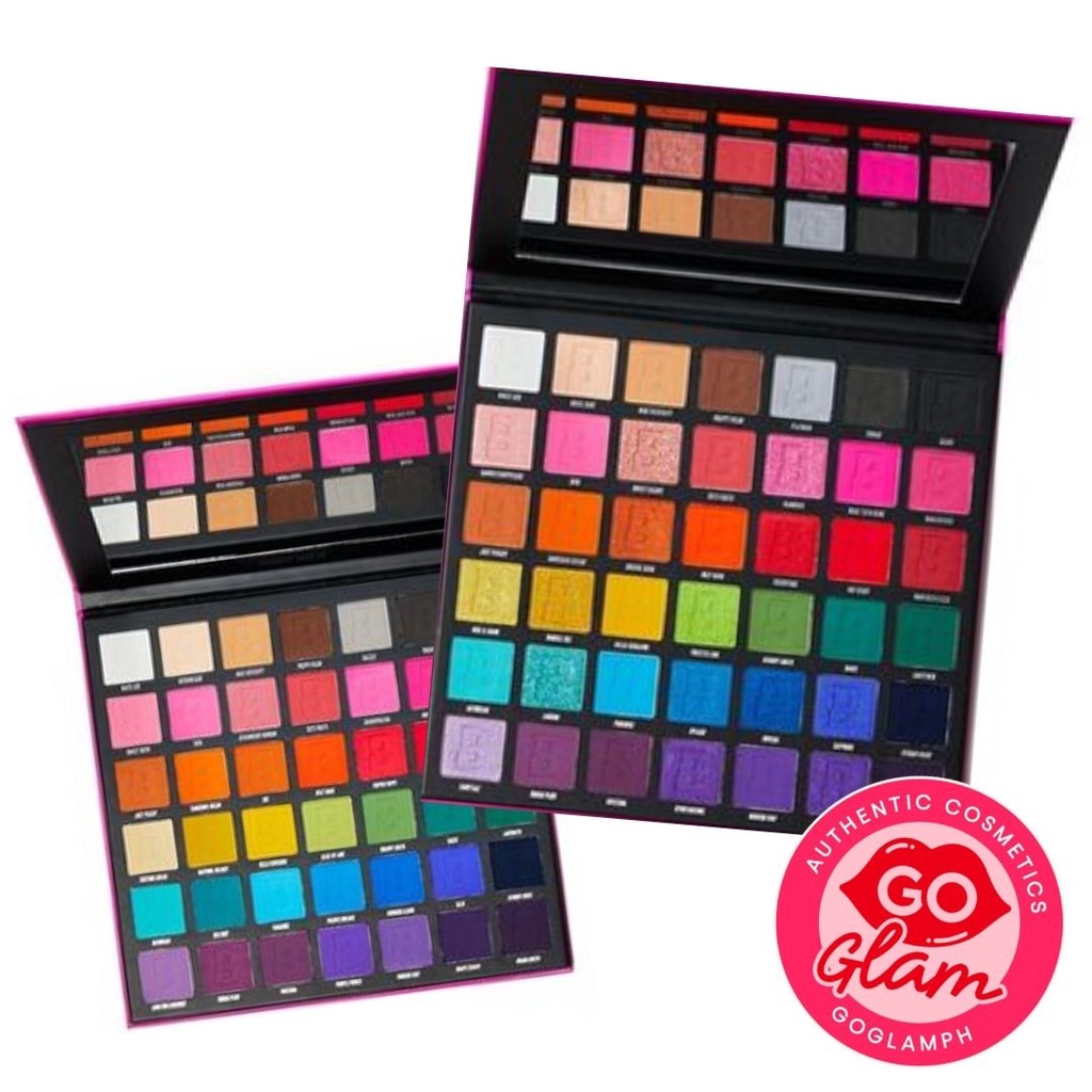 BEAUTY BAY Bright Matte 42 Colour Palette - Authentic Eyeshadow Set ...