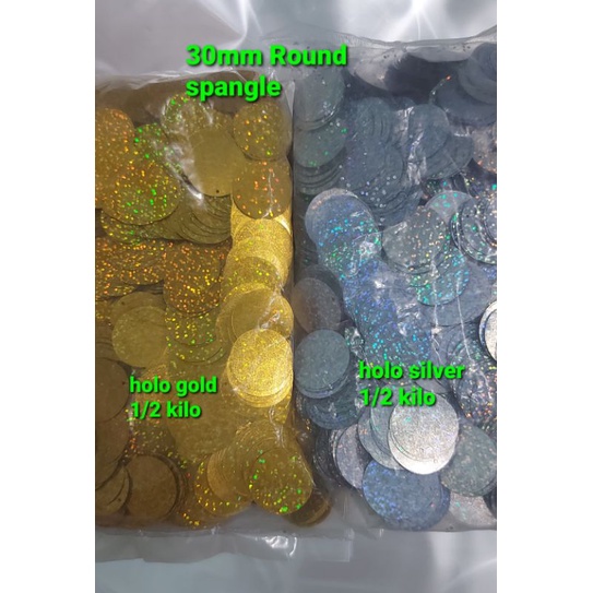 Round Spangle 30mm and 50mm sold per 25pcs,50pcs and 100pcs | Shopee ...