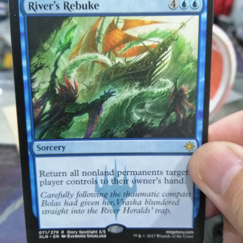 1 River's rebuke IXALAN MTG magic card commander EDH | Shopee Philippines